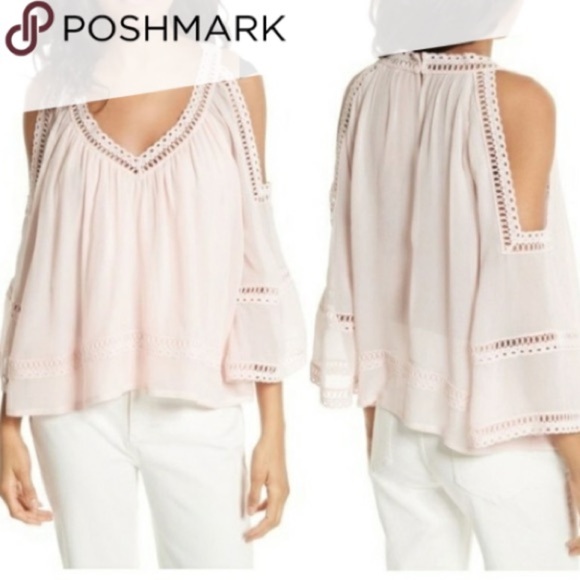 Rebecca Minkoff light pink blouse size S - Picture 13 of 13